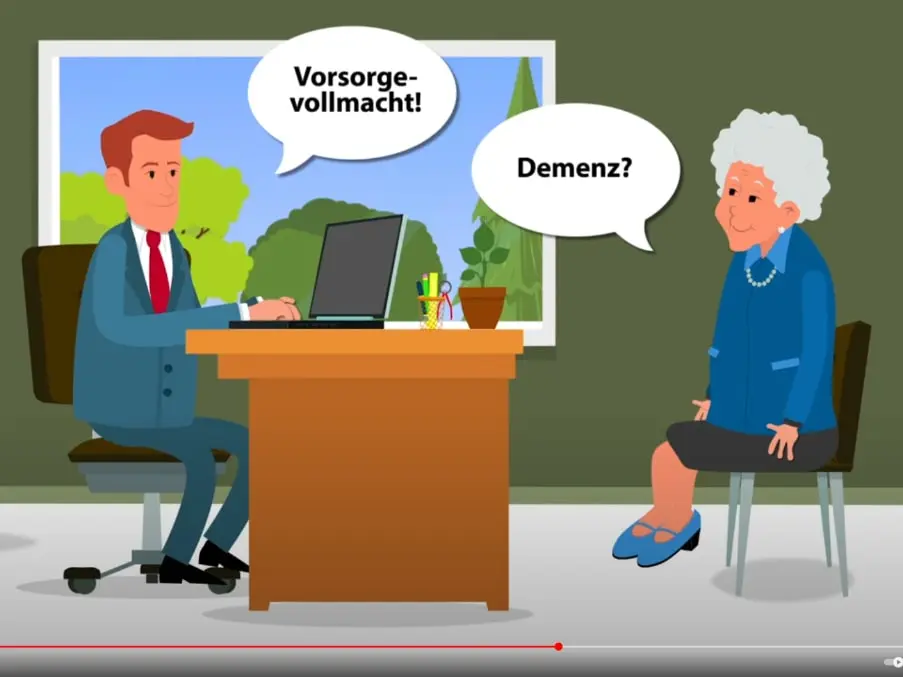 Erklärvideo zur Arbeit von Bevollmächtigten im Vorsorgerecht für den Verein VorsorgeAnwalt e.V. in Berlin Erklärvideo zur Arbeit von Bevollmächtigten im Vorsorgerecht für den Verein VorsorgeAnwalt e.V. in Berlin